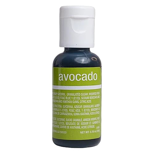 Chefmaster Liqua-Gel - Colorante para alimentos, 0.70 onzas, aguacate