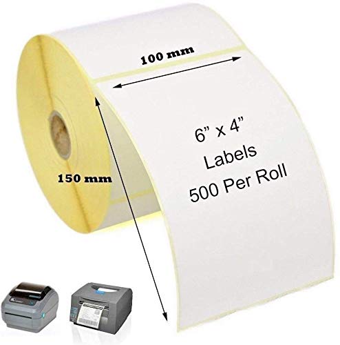 4000 Etichette Termiche Dirette 4x6 4 Rotoli Compatibili Zebra 3 - Foto 4