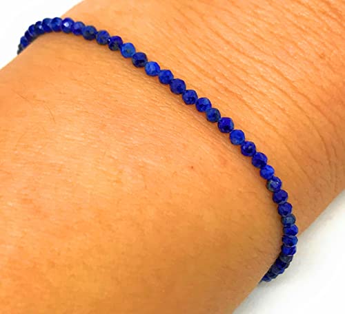 Pulsera ajustable de lapislázuli y plata 41A9X5751TL. SL1000