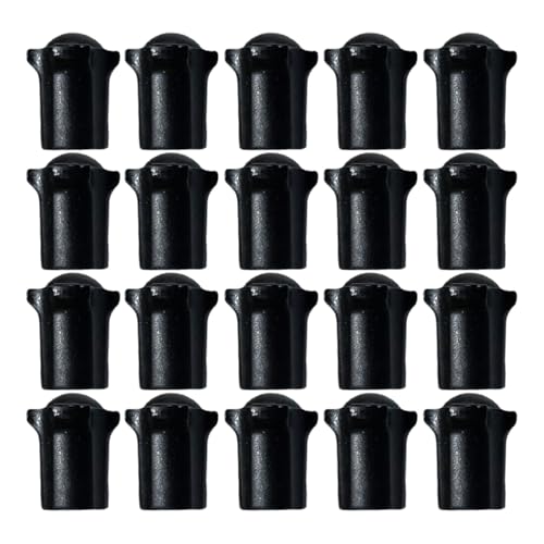 Protector de pies de silla | 20 piezas con cancelación de ruido, diámetro interior 13 mm, accesorios | protectores de suelo para sillas | para muebles mesa taburete al aire libre bar terraza oficina