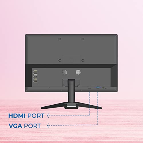 Image of FOXIN FM 1750 Crystal WD 17.5 inch LED Full HD Resolution - HDMI + VGA Port, True Pixel & Eco Friendly BIS Approved LED Computer Monitor with Wall mounting Option | 365 Days Warranty