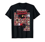 Marvel Deadpool Periodic Table Of Awesomeness T-Shirt