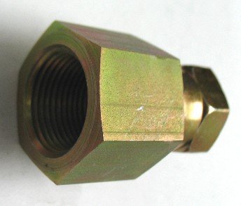 AF C5256-06-04 - 3/8 Female Pipe (.675''-18 Threads) x 1/4 Female JIC (7/16''-20 Threads)