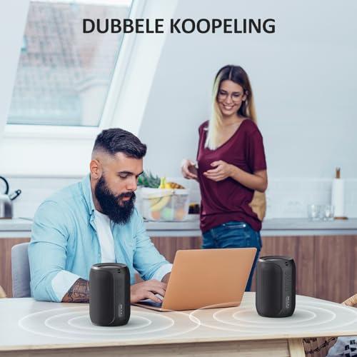 Image of ZEALOT Bluetooth Speaker, Music Box with USB /TF Card /AUX, Bluetooth Box with IPX5 Waterproof, 12 Hours Playtime, Dual Pairing, Portable Wireless Speaker for Home and Outdoor S32 Pro