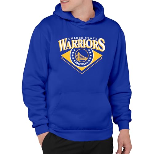 Sudadera con capucha deportiva de felpa en color azul cobalto unisex adulto