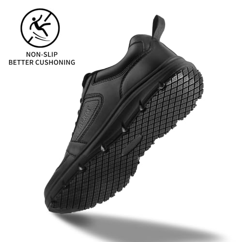 Non Slip Work Shoes for Men/Women Food Service Arch Support Comfortable Chef Walking Shoes Restaurant Kitchen Crews Health Care Sneakers2