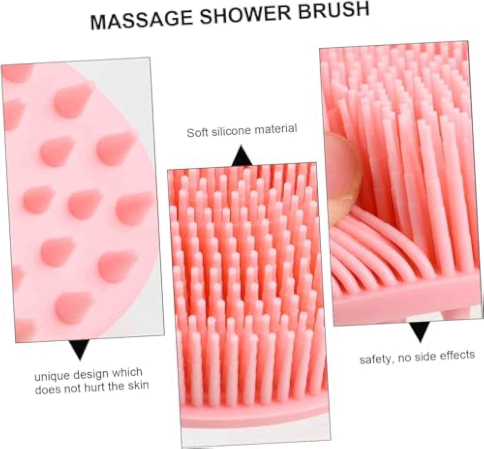 Silicone Bath Brush for Gentle Exfoliation