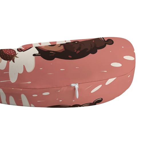 Almohada espuma viscoelástica tamaño único U miniatura 4