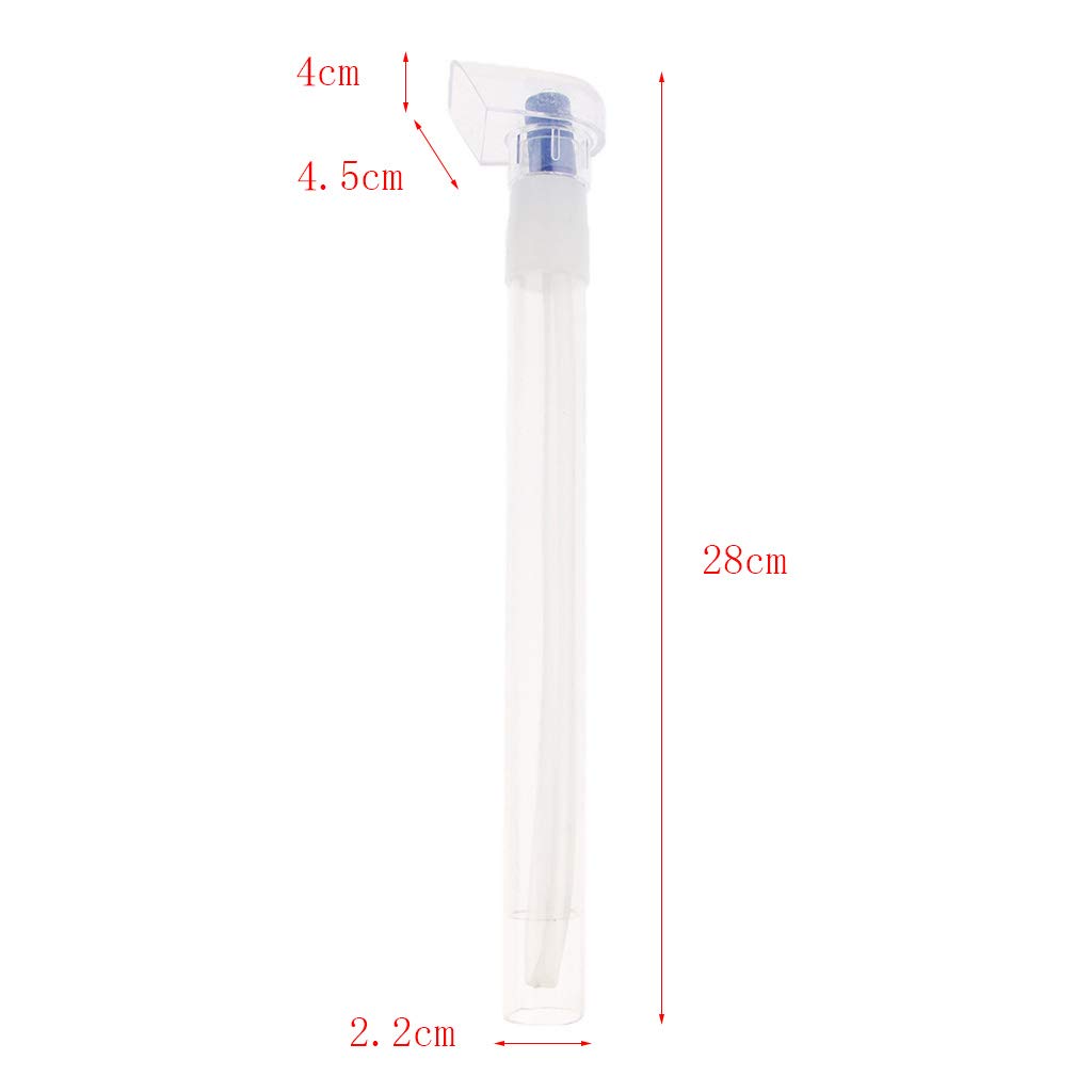 2X 5 Piastre Filtranti sotto per Fondo Acquario Tubo Flessibile Estensibile per L'aria