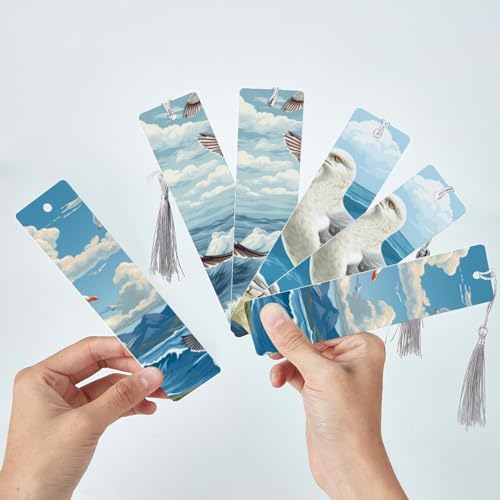 Marque-page mouette à pompon (lot de 6) pour sublimer vos lectures - 3