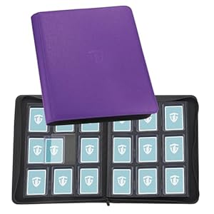 TCGUARD Toploader Sammelkarten Album für 216 Toploader