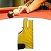 Three Fingers Billiard Glove Snooker Cue Gloves Elastic Nonslip Practice Gym Separate Finger Gloves Pool Cue Gloves, Yellow