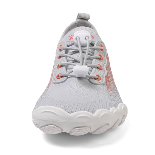 Image of Water Shoes for Men and Women, Barefoot Aqua Socks, Wide Fit Beach Swimming Pool Shoes, Anti-Slip Outdoor Walking Hiking Kayaking Diving Surfing