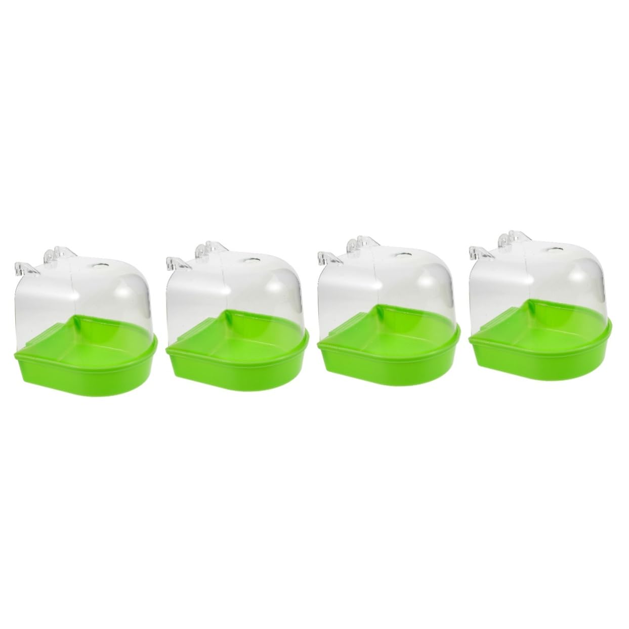 YARNOW 4pezzi da per Uccelli Resistente Box per Appeso per Pappagalli e Parrocchetti Accessorio per Pulizia Naturale e Riduzione Stress