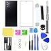 Produktbild SANWOOD Front-Glas-Reparatur-Kit kompatibel mit Sam-Sung Galaxy Note 10/Note 10 Plus, Glas linse Ersatz, Touchscreen präzise Gute Härte Frontbildschirm Schwarz Für Galaxy Note 10