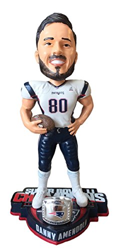 FOCO NFL New England Patriotsamendola D. #80 Super Bowl Li Champions 8'' Bobble, New England Patriots, One Size