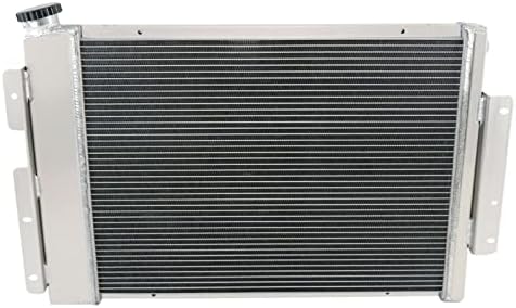 4 Row All Aluminum Radiator + Shroud + Fan + Relay Fit 67-69 Chevy Camaro/Pontiac Firebird Big Block, 4 Row Radiator + Fan Shroud & Relay