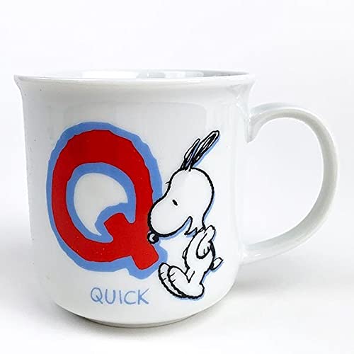 スヌーピー イニシャル マグ Q