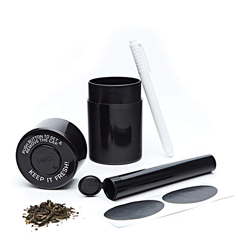 KEEP IT FRESH! Sealed Storage Container, UV Protect Smell Proof, Best Vacuum Jar