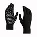 UWEIDOIT Gloves With Touchscreen Fingers,Winter Magic Gloves,Winter Gloves for Men Women,Black Knit Gloves Warm Stretchy Gloves,Gloves For Men Cold Weather Running Driving Hiking