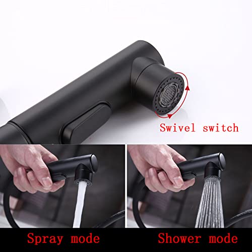 Robinet d'évier de salle de bain extractible idéal pour laver les cheveux - 5