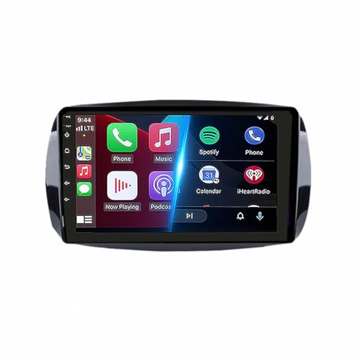 Autoradio touchscreen con manos libres Bluetooth y cámara trasera para Smart