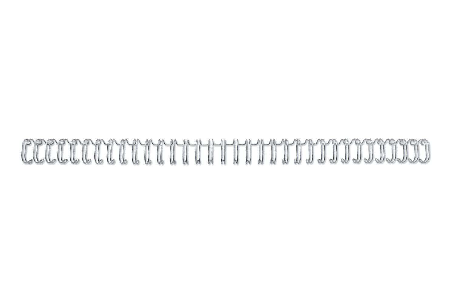 GBC Dorsi metallici 34 anelli 12.5mm 100pz - Argento - RG810897