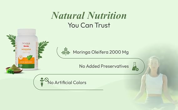 patanjali Nutrela Moringa 2000mg Tablets