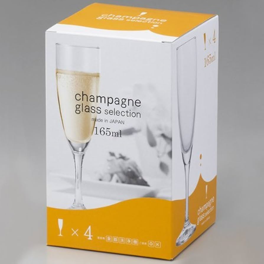 Amazon｜フラネ シャンパングラス 4個セット 日本製 S-5633｜ワイン