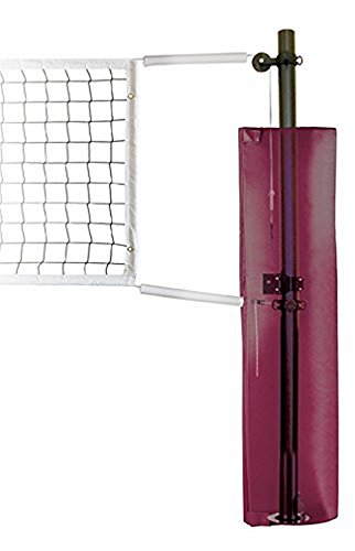 First Team Stellar Complete Aluminum Recreational Aluminum Volleyball System44; Saddle Brown