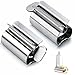 2pcs Exprimidor de Pasta de Dientes de Tubos Giratorio Dispensador Pasta Dientes Acero Inoxidable Soporte para Asiento Pasta Dientes Toothpaste Squeezer para Baño Cocina o Hobby