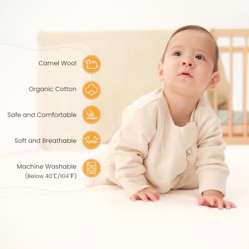 Image of Unisex Sleeping Bag for Babies and Toddlers 3.5 Tog Sleep Sack, Baby Sleep Sack, One piece with sleeves, Gifts for Baby