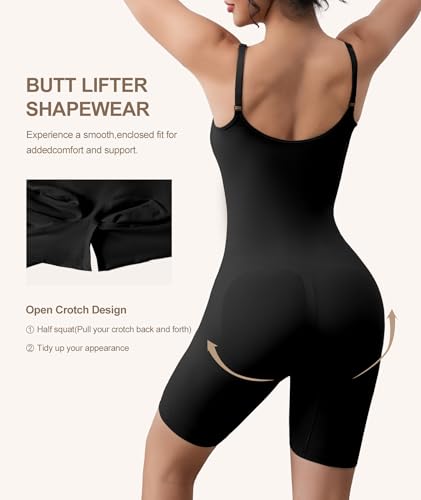 Image of Women's Strapless Shapewear Bodysuit for Women Tummy Control Shapewear, Seamless Body Shaper with Removable Straps