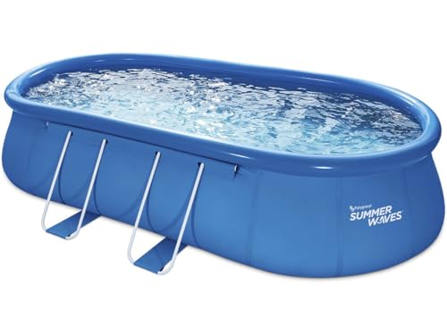 Piscine Autoportante, 6.10m x 3.66m x 1.22m, Bleu