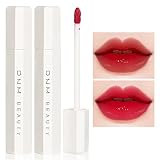 Kaely 2 Colors Hydrating Lip Stain Tinted Lip Balm,Long Lasting Non-Stick Liquid Lipstick,Waterproof