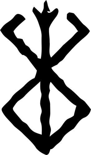 Amazon Com Berserk Brand Of Sacrifice Vinyl Decal Sticker Bumper Car Truck Window 8 Tall Gloss Blue Color Automotive