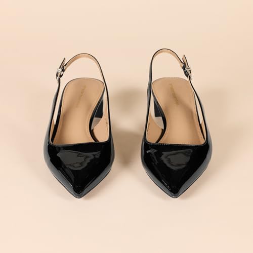 Amazon Essentials Women's Slingback Block Heel3