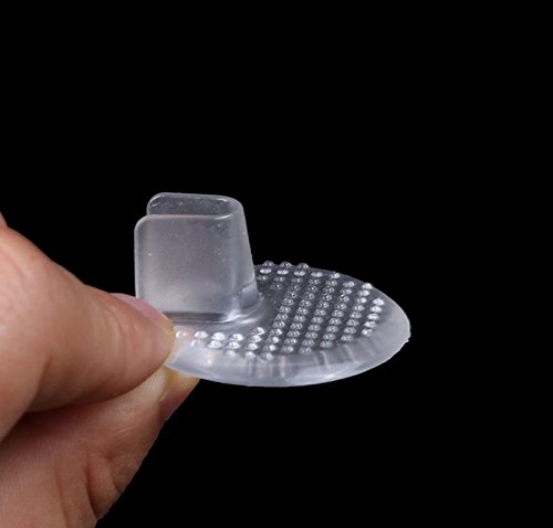Protector de dedo silicona transparente 5 pares miniatura 2