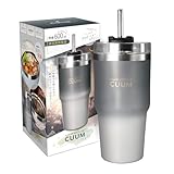 タンブラー ストロー付き 水筒 真空断熱 ステンレス 2WAY グラデーションカラー おしゃれ 蓋付き 軽量 保冷 保温 持ち運び 大容量 600ml マグボトル かわいい プレゼント (ナイト)