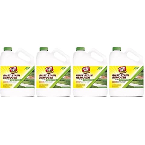 RustAid GSX00101 Goof, 1 Gallon GAL Rust Stain Remover (Four Pack) Cover