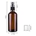 Hydior Amber Glass Spray Bottles for Essential Oils, 4oz Empty Small Fine Mist Spray Bottle 2 Pack