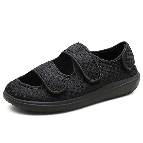 Hombre Sandalias Diabéticas Mujer Zapatillas Zapatos Diabeticos Antibacteriano Sanitized Ajustable Edema Zapatos hinchados Extra Ancha Zapatillas Adulto-Unisex