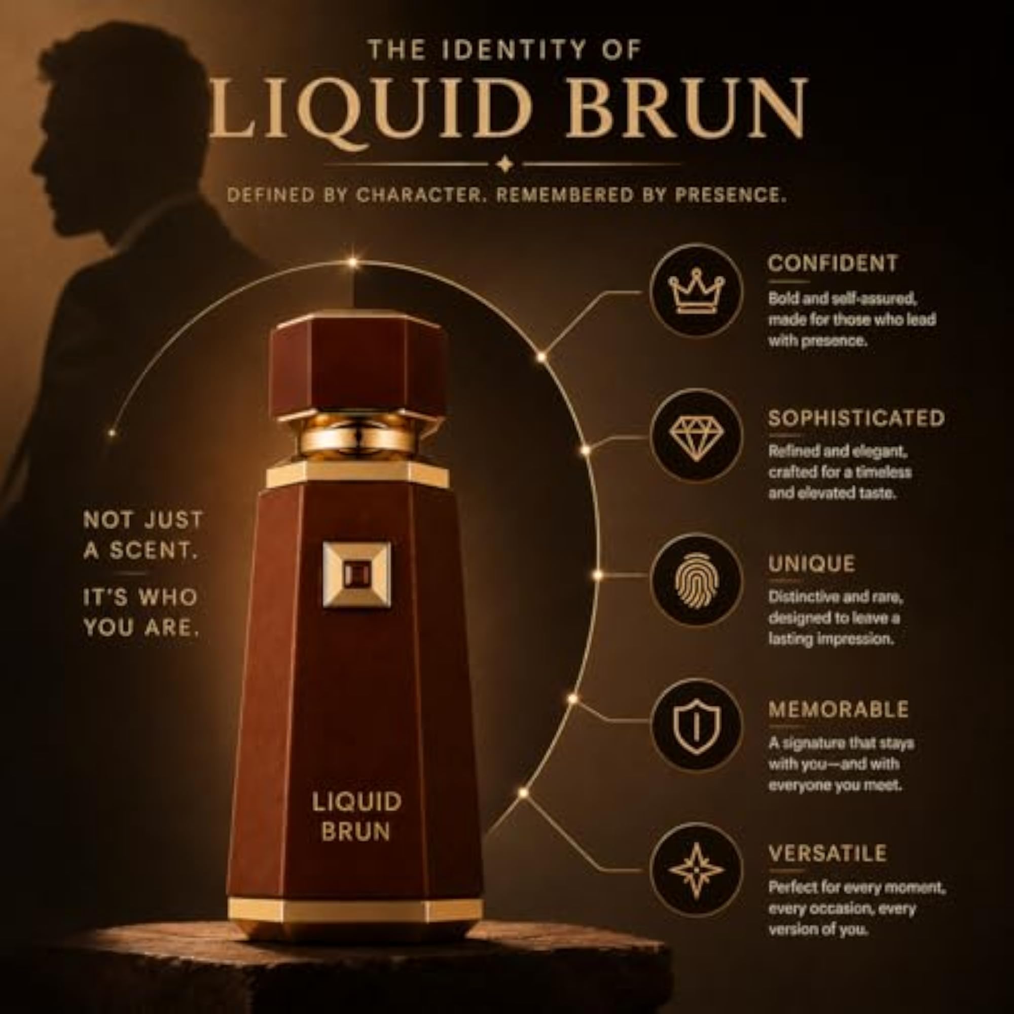 Liquid Brun Eau de Parfum for Men, 100ml
