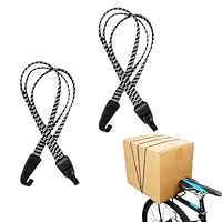 ALLY-MAGIC Gepäckspanner, Spanngurt Fahrrad, Gummispanner mit Haken, Elastische Gepäckträger Spanngurte, Verstellbar Spanngurte Gepäckträger Spanngurt für Gepäckträger Fahrrad Auto Zelt E21-HDTLS