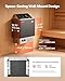 VEVOR Sauna Heater, 2KW AC 120V Electric Sauna Stove, Dry Steam Bath Saunas Stove with Pre-Drilled Bracket, Fit 52.9 to 88.2 CU.FT Saunas Rooms, Steam Bath Stoves for Home, Commercial, Leisure Venues