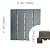 60 sq. ft Plastic Interlocking Deck Tiles,60 PCS Patio Deck Tiles,12"x12"(30 x 30cm) Waterproof Outdoor Flooring All Weather Use, Patio Floor Decking Tiles for Porch Poolside Balcony Backyard