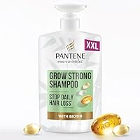 Pantene Biotin&Bamboo Shampoo,Grow Strong |For Dry Damaged Hair |Helps Reduce Hair Loss,1L