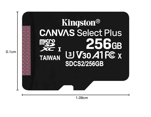 Kingston Canvas Select Plus SDCS2/256GBSP Scheda Microsd Classe 10, Senza Adattatore Sd, 256 Gb - 8