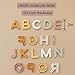 Neutral Silicone Alphabet Magnetic Letters, 26 Piece Non Toxic Learning Set, Perfect for Refrigerator, Whiteboard and Educational Activities