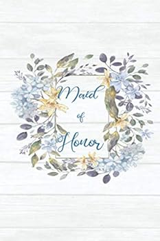 Maid of Honor: Vintage Wedding Organizer and Notebook Mini Planner | Full Color Interior | Keepsake Wedding Party Diary